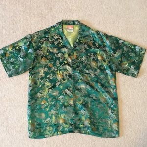 Authentic Oriental Green Dress Shirt